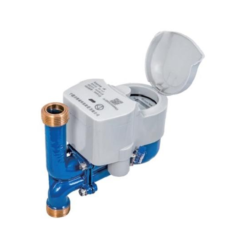 Vertical Wireless Remote Water Meter with Ball Valve