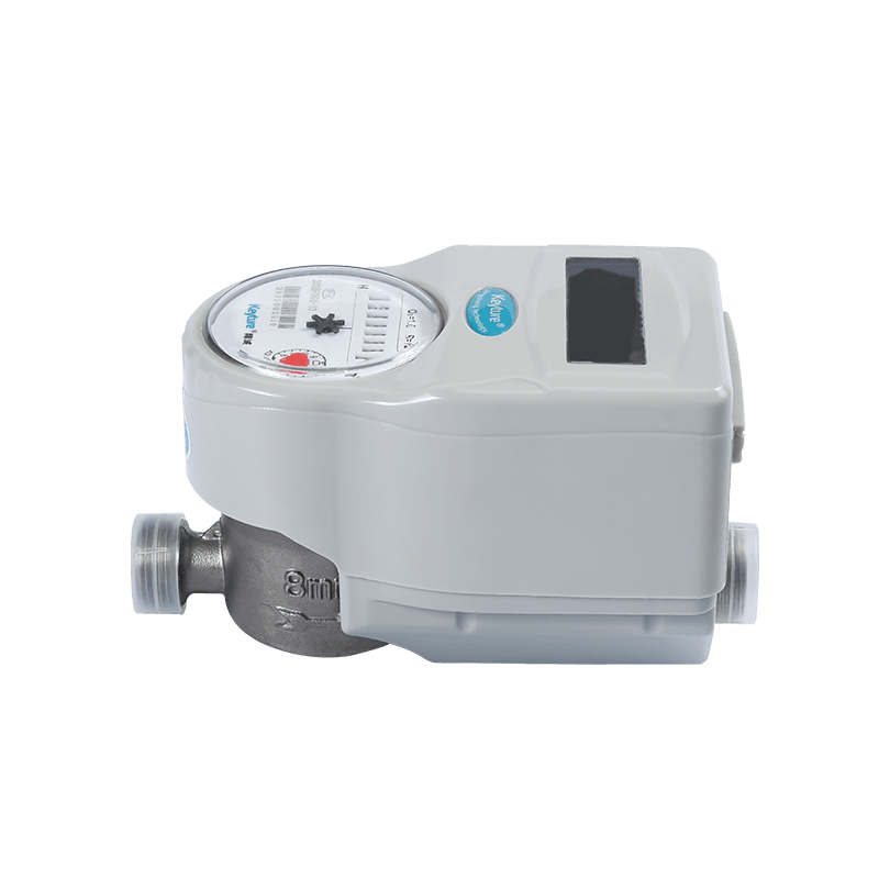 IC Card Stainless Steel Drinkable Cold Water Meter with Ball Valve