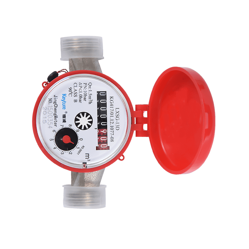 Single-Jet Stainless Body Dry Type Hot Water Meter