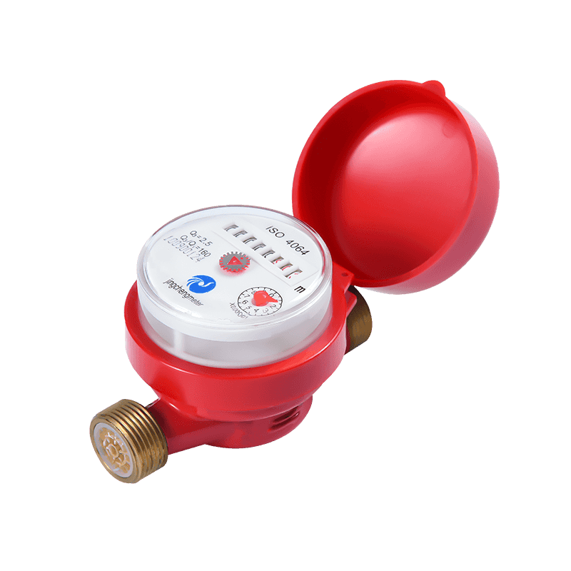 Single-Jet Brass Body Dry Type Hot Water Meter