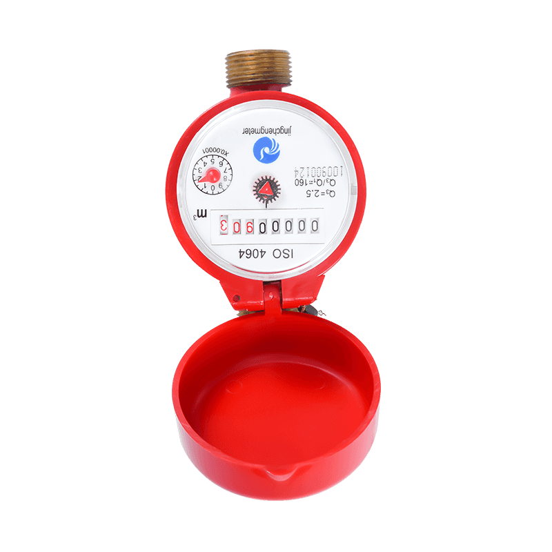 Single-Jet Brass Body Dry Type Hot Water Meter