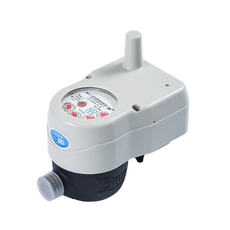 Plastic Dn15 Wireless Remote Water Meter With Ball Valve