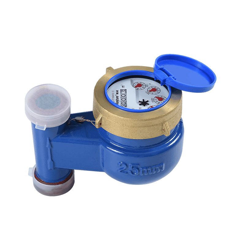 Vertical Wet Type Vane Wheel Mechanical Cold Water Meter With Stainless Sleeve