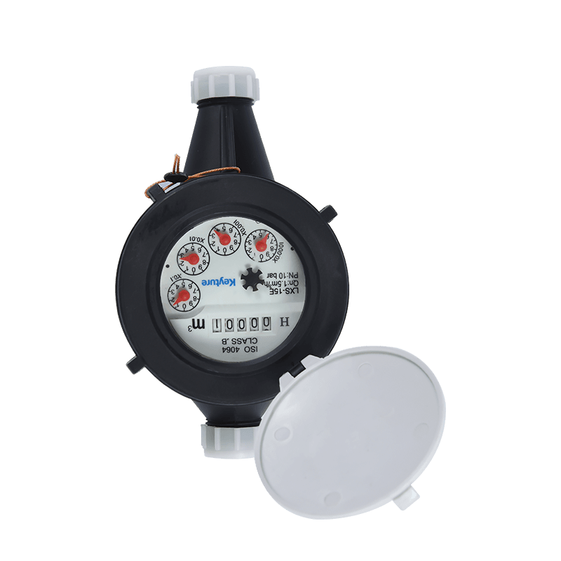 Wet Type Vane Wheel Plastic Body Multi Jet Cold Water Meter