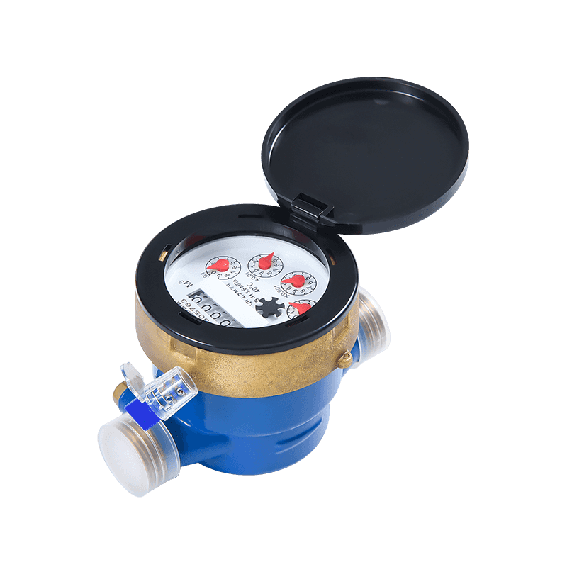 Single-Jet Brass Body Dry Type Cold Water Meter With 360° Rotating Lid