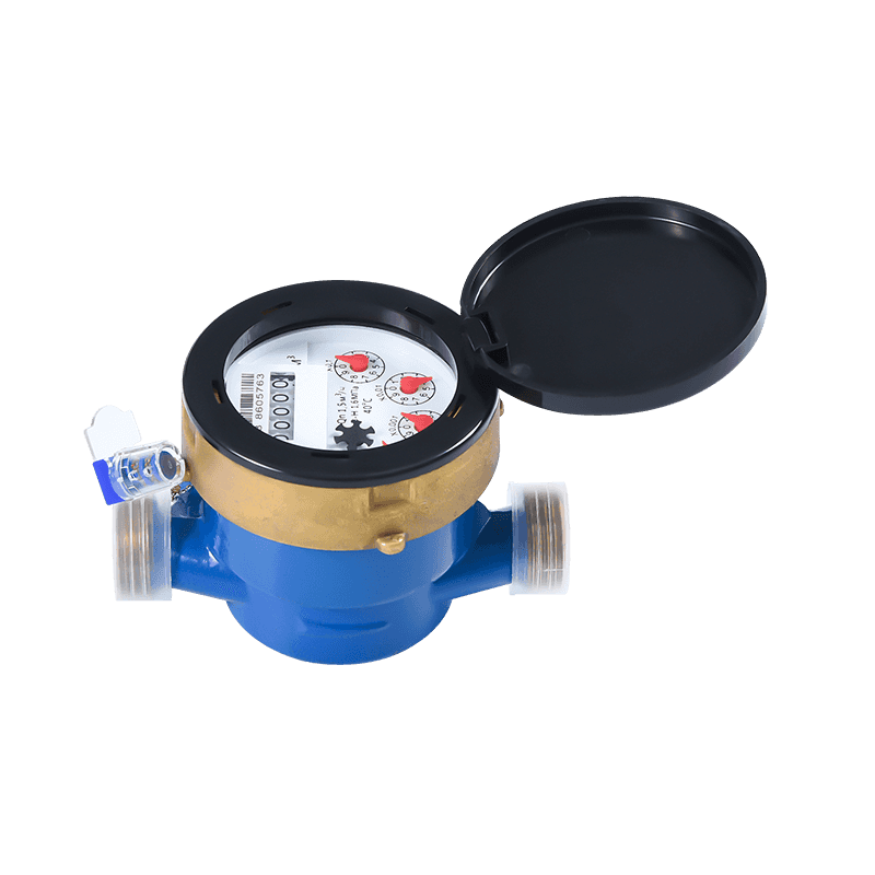 Single-Jet Brass Body Dry Type Cold Water Meter With 360° Rotating Lid