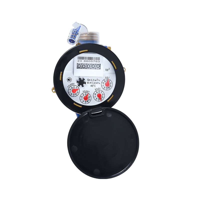 Single-Jet Brass Body Dry Type Cold Water Meter With 360° Rotating Lid