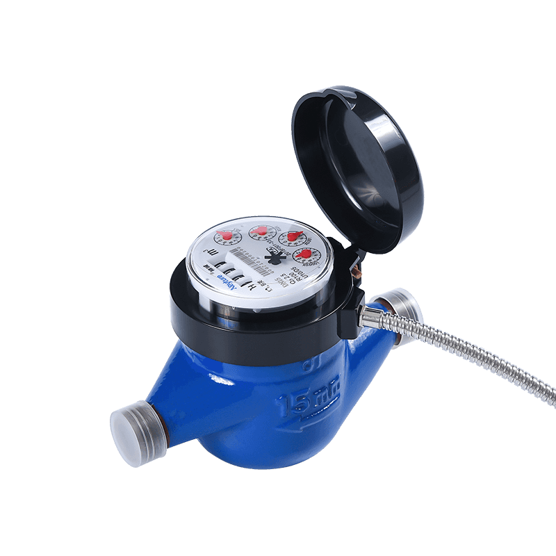 Dry Type Wired Remote Brass Body Water Meter