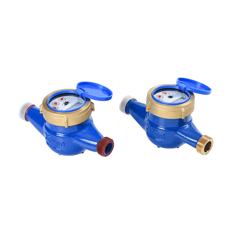 Wet Type Semi-Liquid Sealed Multi Jet Brass Body Water Meter