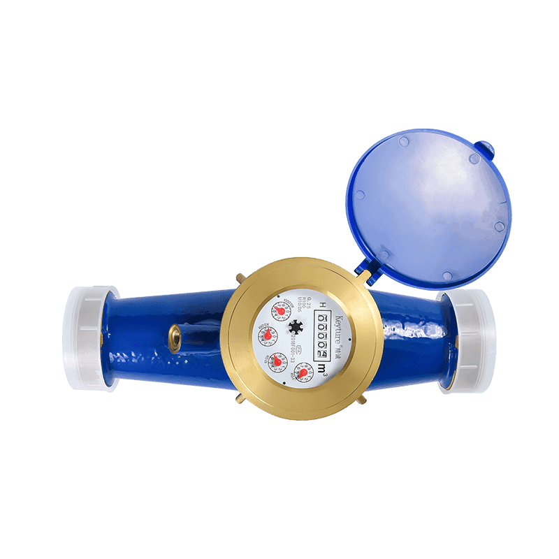 Full Brass Body Dry Type Glass Register Multi Jet Water Meter