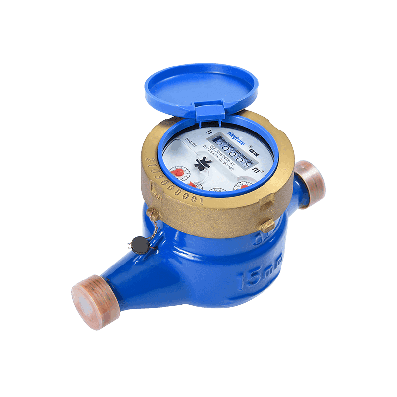 Wet Type Semi-Liquid Sealed Multi Jet Brass Body Water Meter