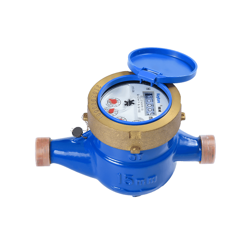 Wet Type Semi-Liquid Sealed Multi Jet Brass Body Water Meter