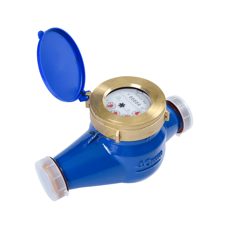 Wet Type Semi-Liquid Sealed Multi Jet Brass Body Water Meter