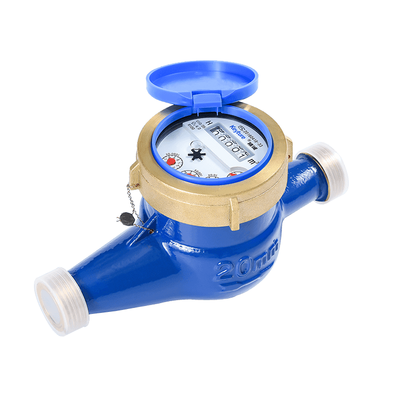 Wet Type Semi-Liquid Sealed Multi Jet Brass Body Water Meter