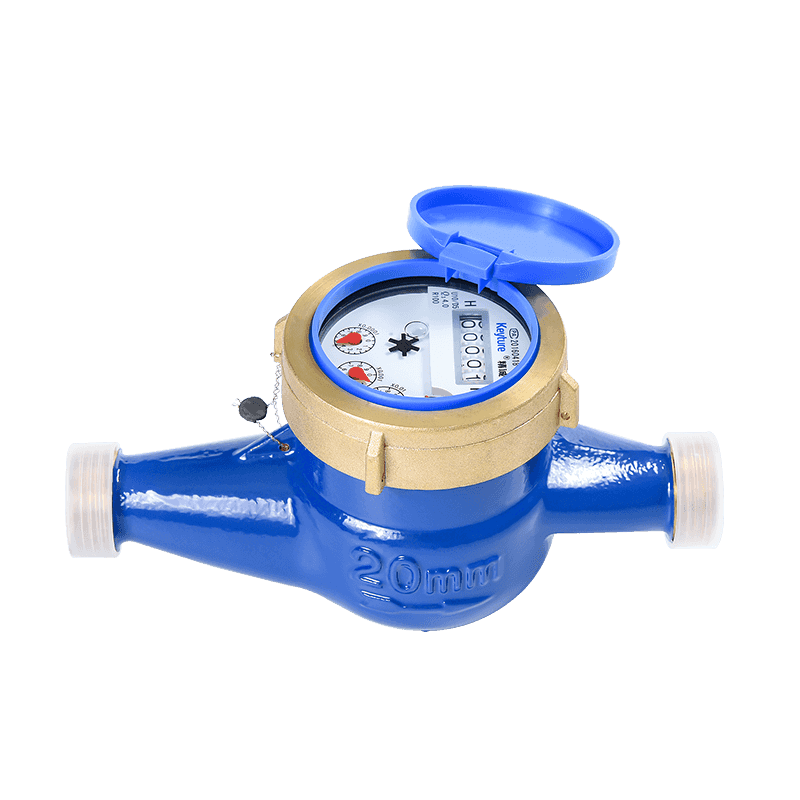 Wet Type Semi-Liquid Sealed Multi Jet Brass Body Water Meter