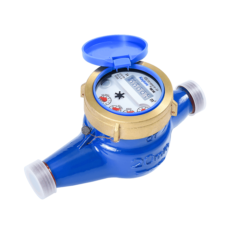 Wet Type Semi-Liquid Sealed Multi Jet Brass Body Water Meter