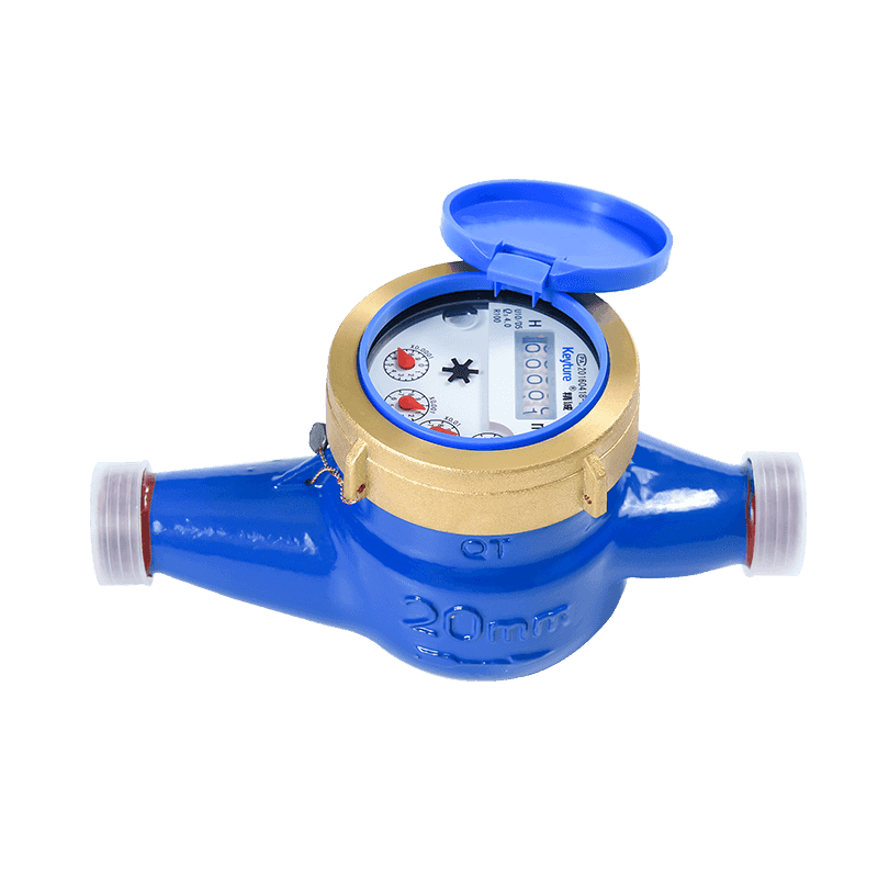 Wet Type Semi-Liquid Sealed Multi Jet Brass Body Water Meter