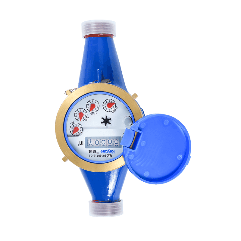 Wet Type Semi-Liquid Sealed Multi Jet Brass Body Water Meter