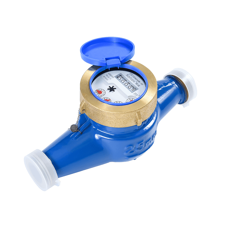 Wet Type Semi-Liquid Sealed Multi Jet Brass Body Water Meter