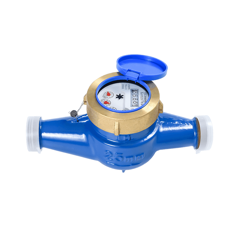 Wet Type Semi-Liquid Sealed Multi Jet Brass Body Water Meter