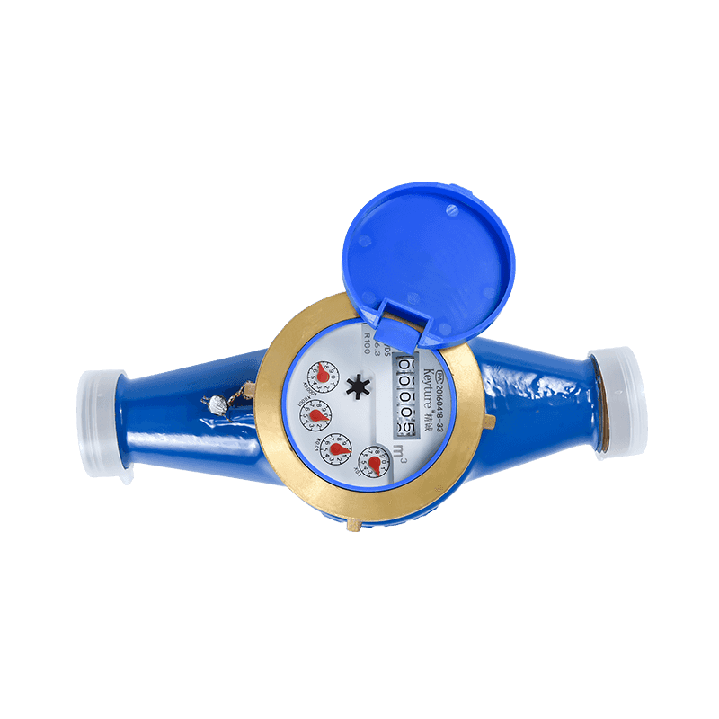 Wet Type Semi-Liquid Sealed Multi Jet Brass Body Water Meter