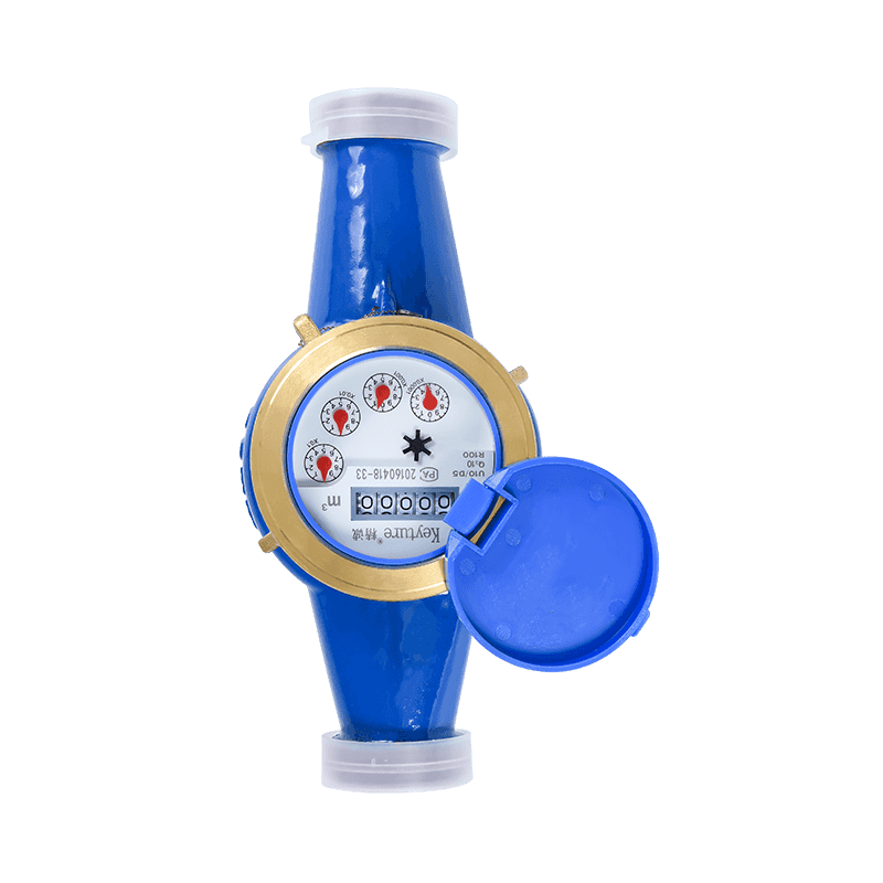 Wet Type Semi-Liquid Sealed Multi Jet Brass Body Water Meter