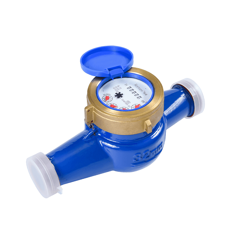 Full Brass Body Dry Type Glass Register Multi Jet Water Meter